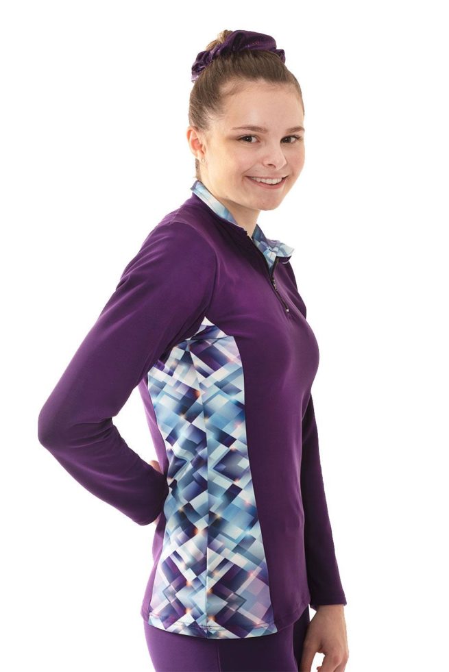 TS12H Purple jacket with pattern sides side 1
