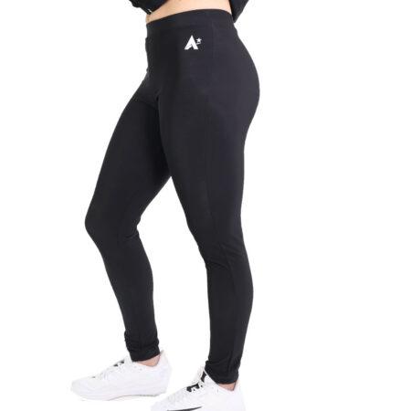 black sports leggings main