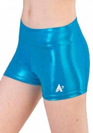 blue turquoise shorts gymnastics girls p s52 2qv7 1z