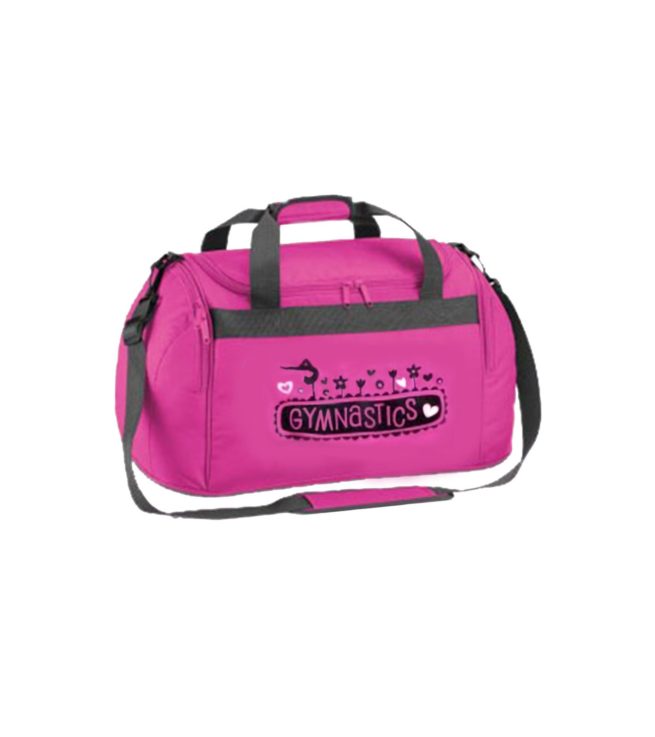 edited holdall bag pink gymnastics NO NAME ON TOP AS CANT DO NEATLY 1