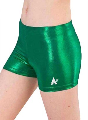 green shorts spankies gynastics foil p s43 2zp7 z2