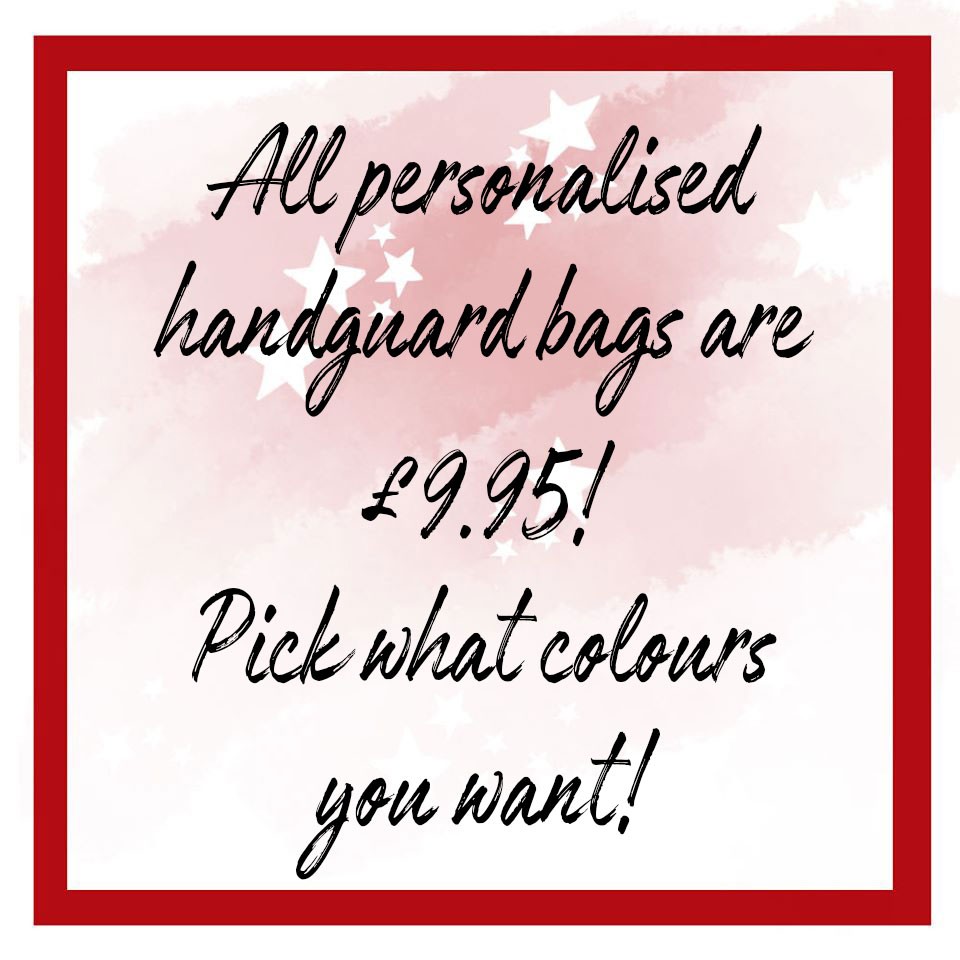 personalise handguard bag description
