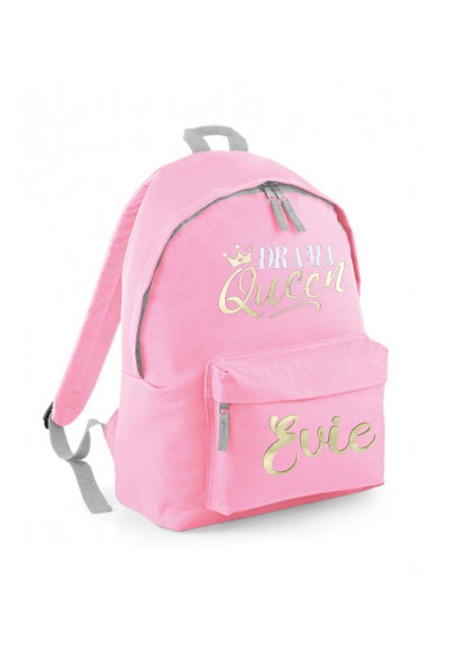 named pink backpack drama queen