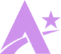 A STAR Leotards Logo purple