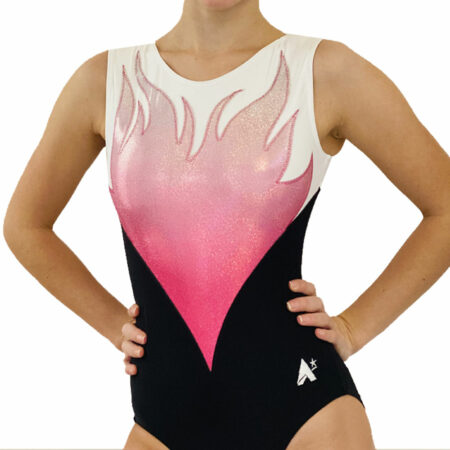 flame ombre leotard main