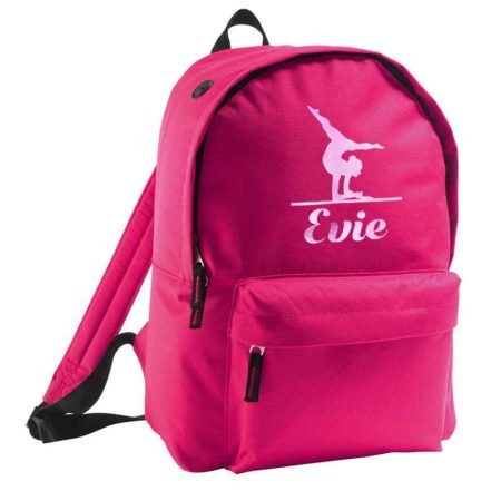 Pink bag with Evie print