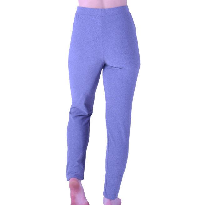 grey tapered leg tracksuit trousers ladies back