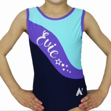 lycra training leotard personalised with name print main