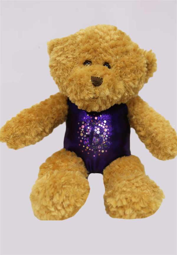 teddy gymnastics uk named personalised initial printed