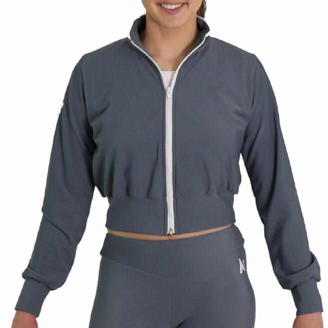 grey cropped sport jacket main