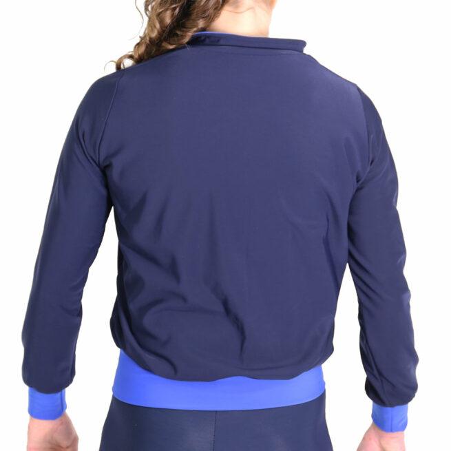 midi cropped tracksuit sports jacket back