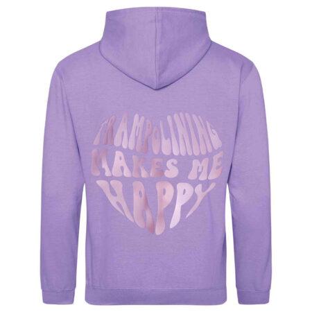 purple SLOGAN hoodie